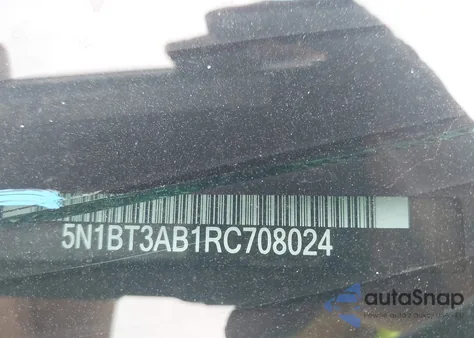 2024 Nissan Rogue S Intelligent Awd z USA, uszkodzony, nr VIN 5N1BT3AB1RC708024